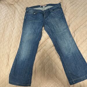 Gap Womens Blue Premium Bootcut Jeans Sz 14 Ladies Stretch Denim Pants Casual